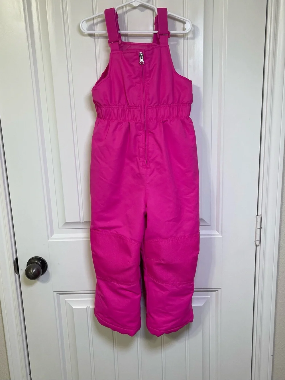 Healthtex Toddler Girls 5T Electric Pink Insulated Winter Snow Bib Overalls